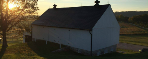 The Pry Barn on Antietam at Sunrise