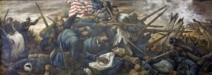 Carol Highsmith painting of the Battle of Fort Wagner, Courtesy of the Library of Congress, 2010