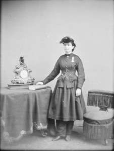 Dr. Mary Walker, 1865. Photo by Matthew Brady. Courtesy of National Archives.