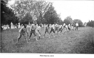 Residents of Central State Hospital playing Field Sports in 1910. Image Courtesy of Asylum Projects.