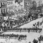 Photo of Lincoln's funeral