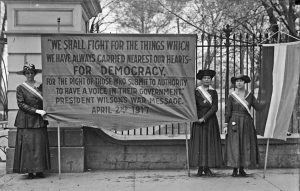 Women's Suffrage banner