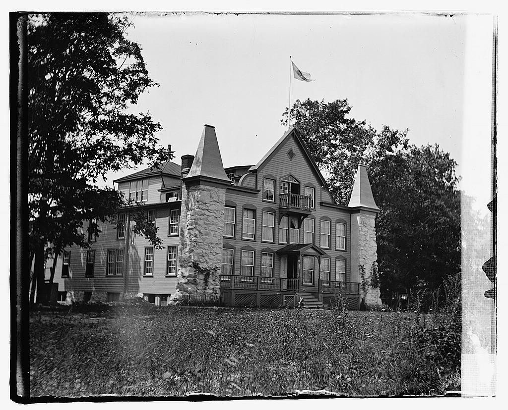 Red Cross Headquarters and Clara Barton Home, Glen Echo, Maryland. Courtesy of the Library of Congress