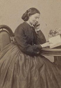 Clara Barton c 1865 Courtesy of the Library of Congress